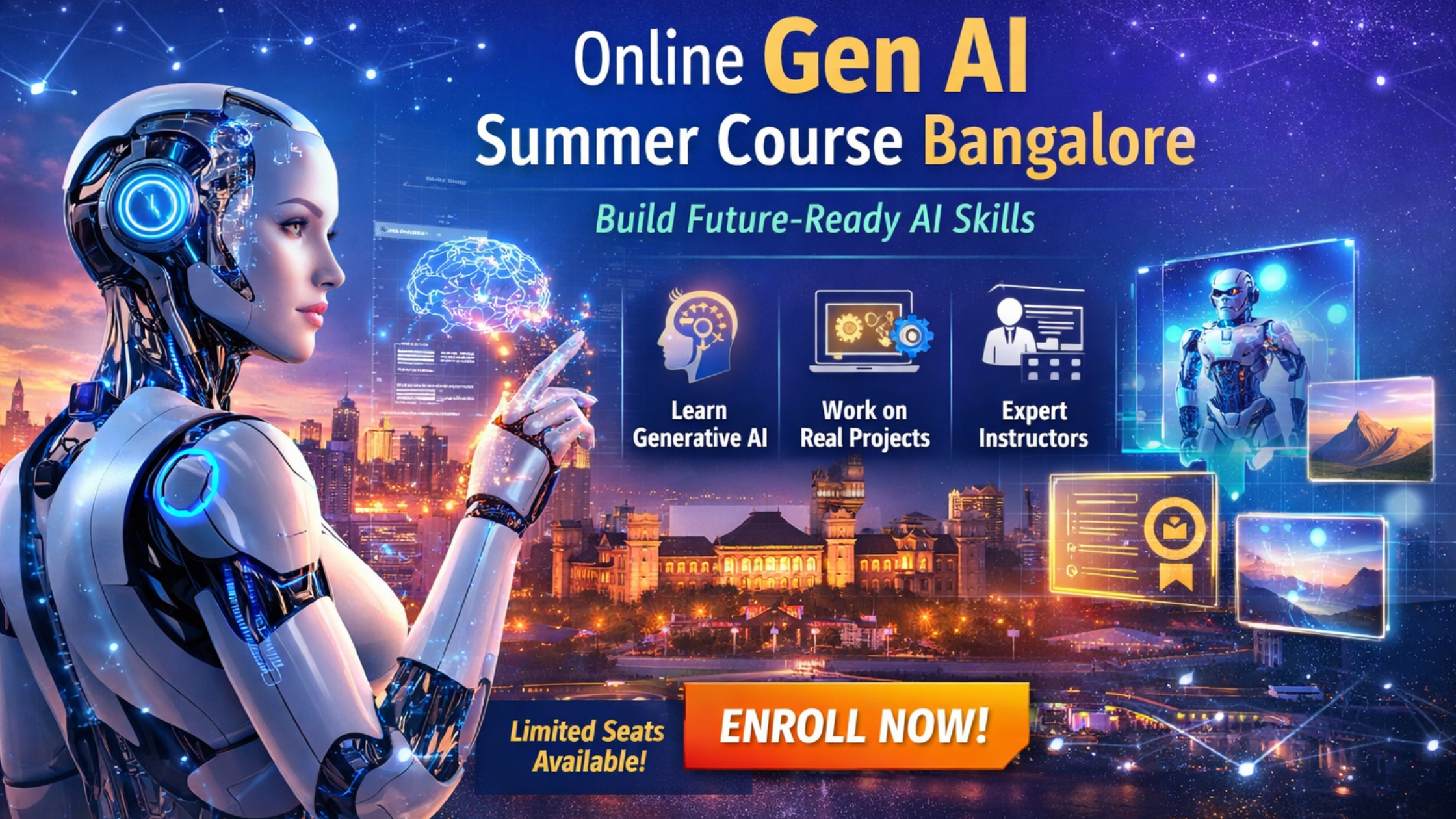 online Gen AI summer course bangalore